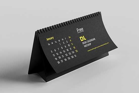 desk calendar template free download