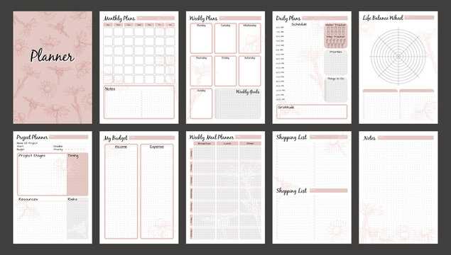 diary calendar template
