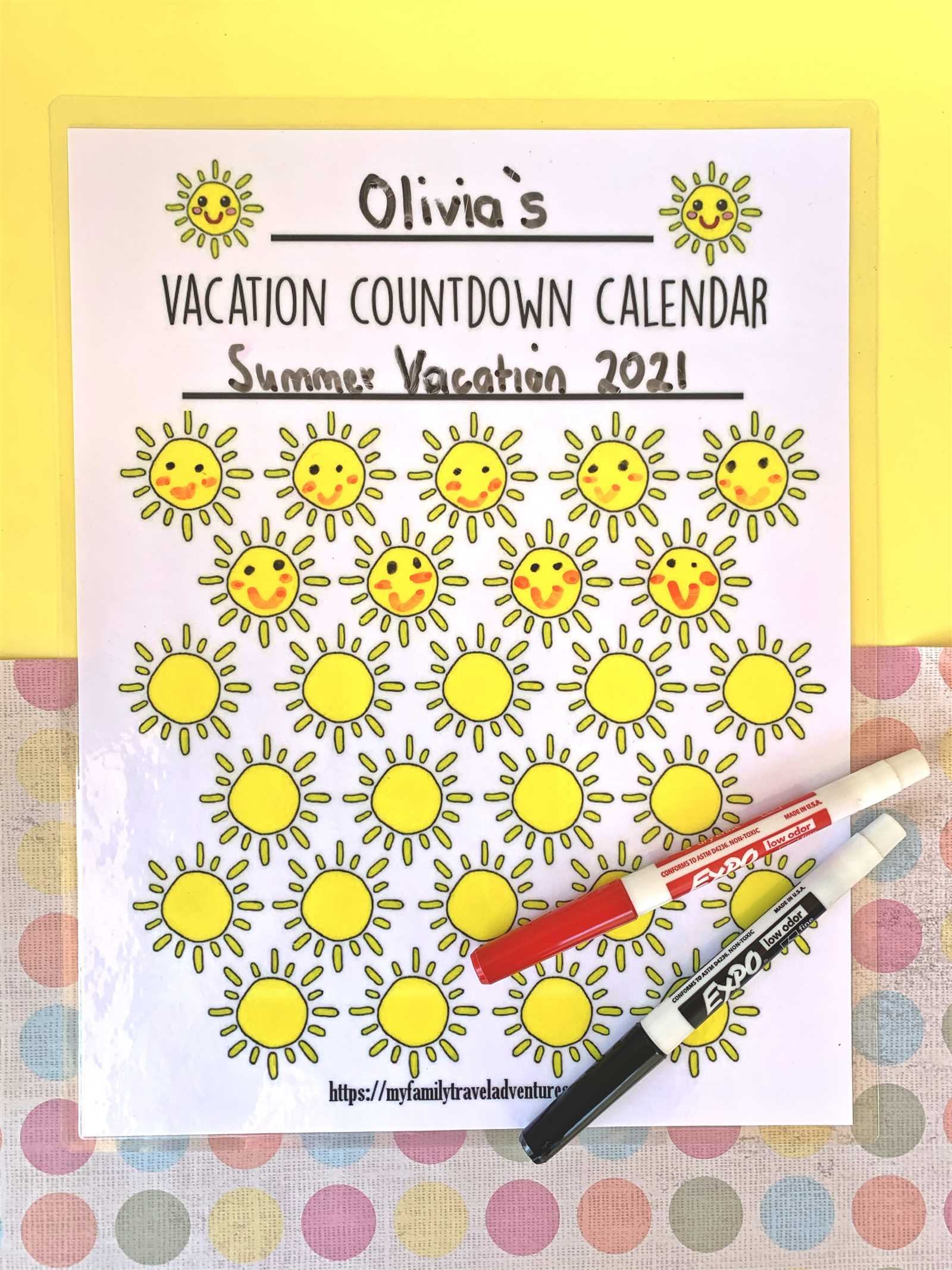 disney countdown calendar template