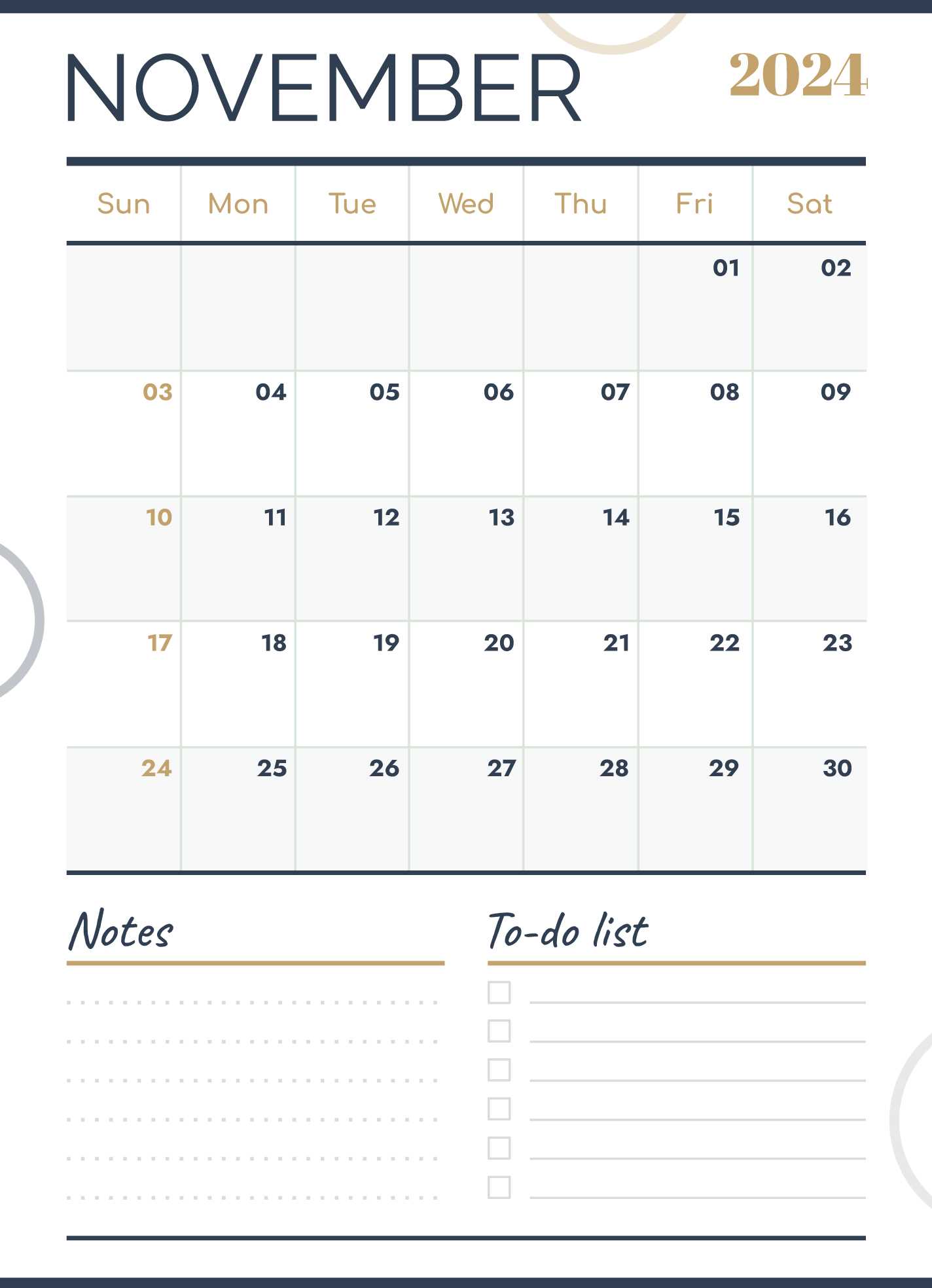 docs calendar template