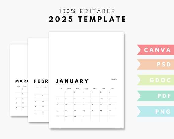 docs calendar template