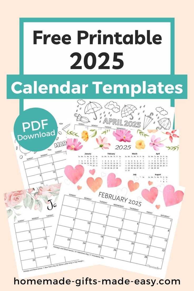 download calendar template 2025