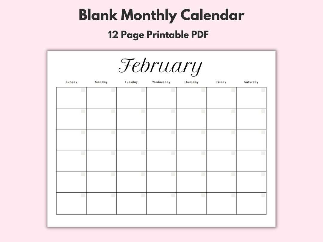 downloadable calendar template