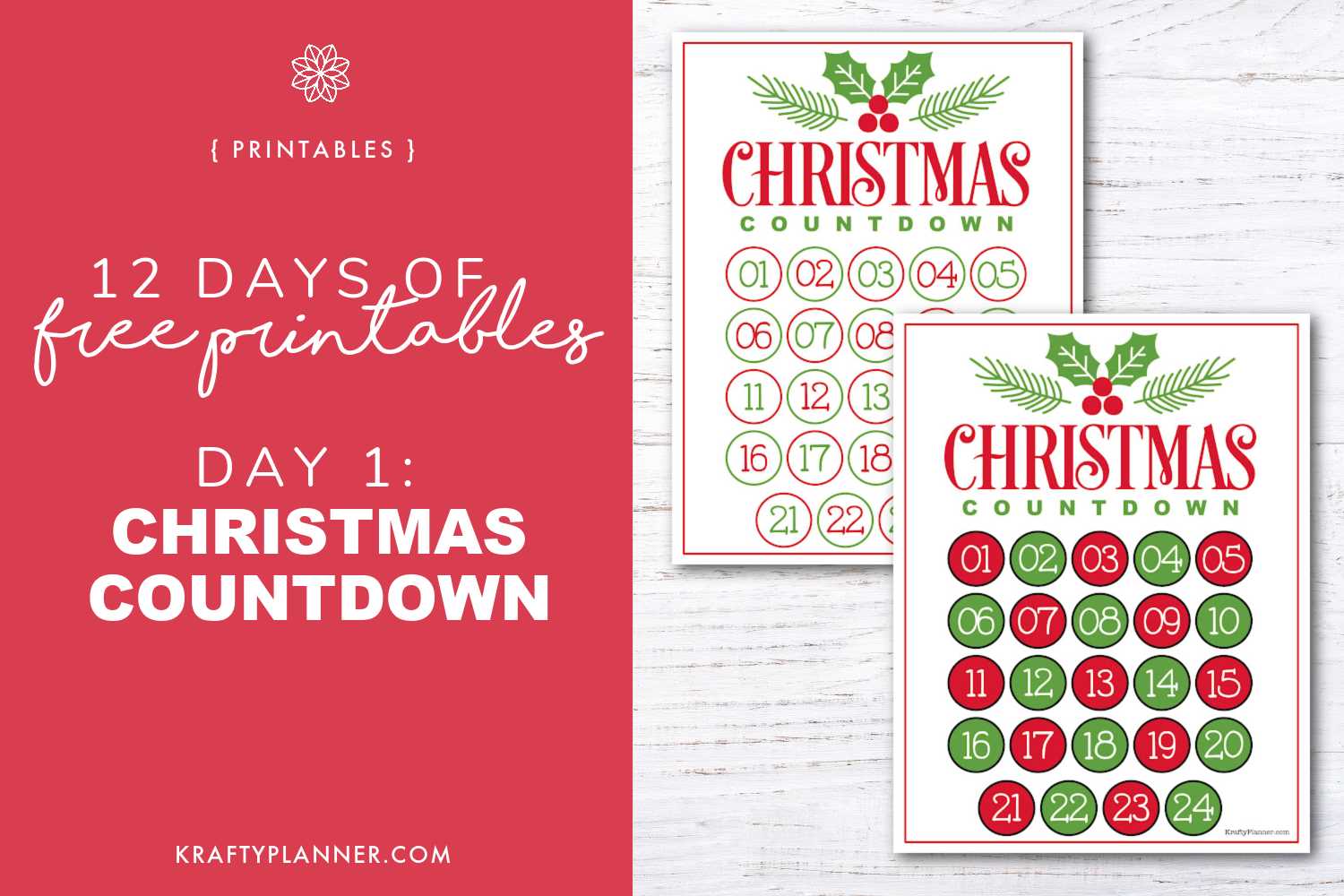 editable christmas calendar template