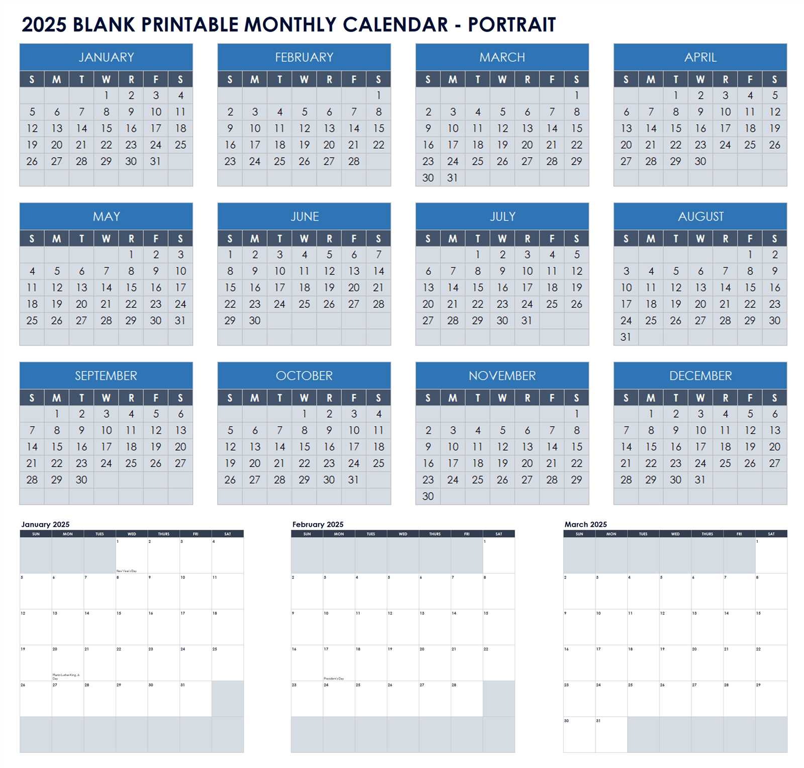 employee calendar template 2026