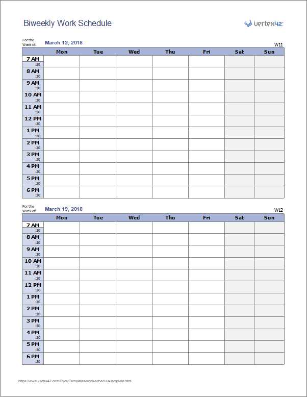 employee work calendar template