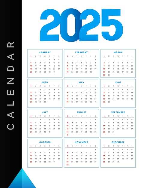 event calendar 2025 template