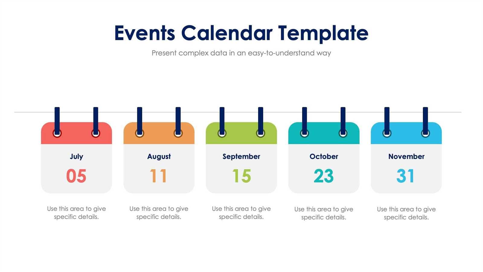 events calendar template powerpoint