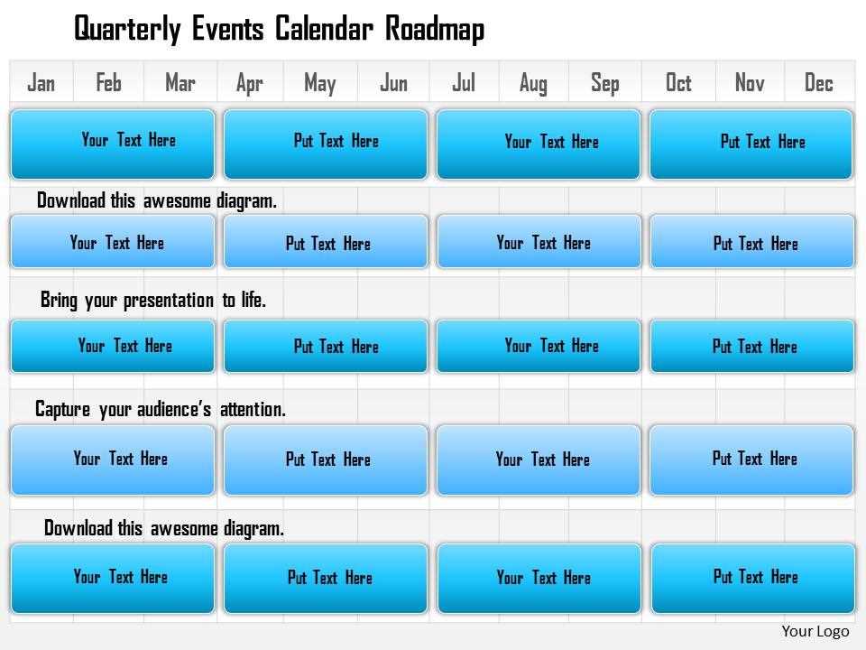 events calendar template powerpoint