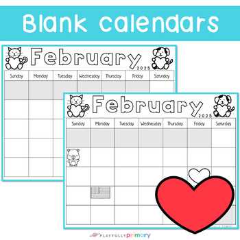 february 2025 calendar template