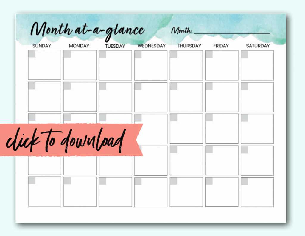 fill in the blank calendar template