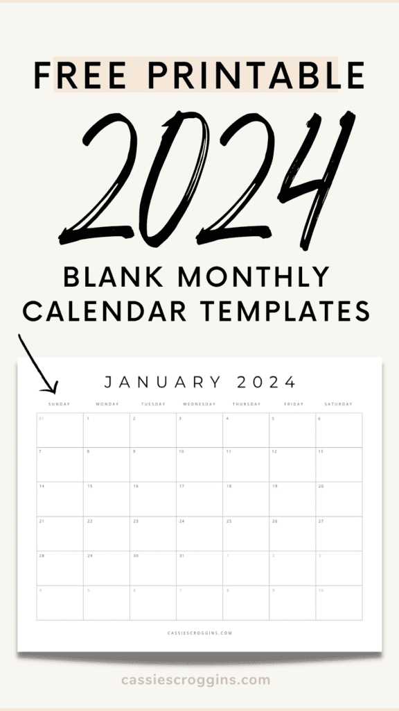 fillable calendar template