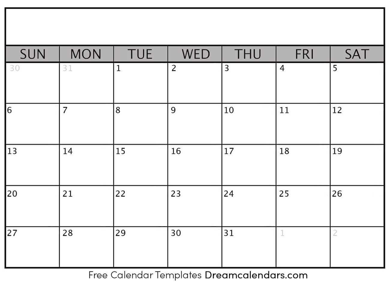 fillable calendar template