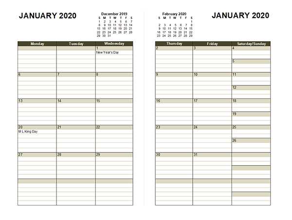 free 2 month calendar template