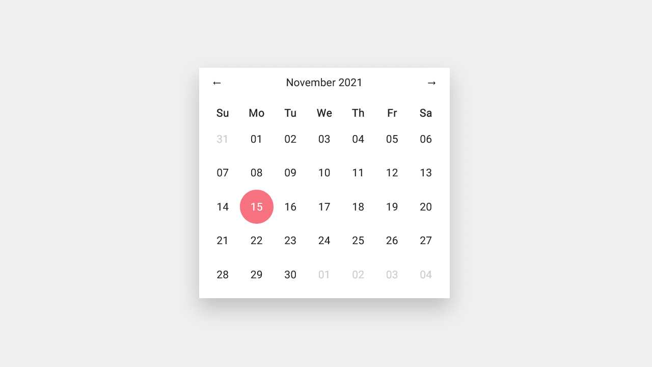 free bootstrap calendar template