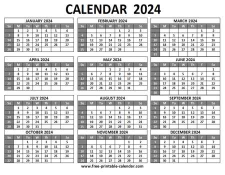 free calendar template download