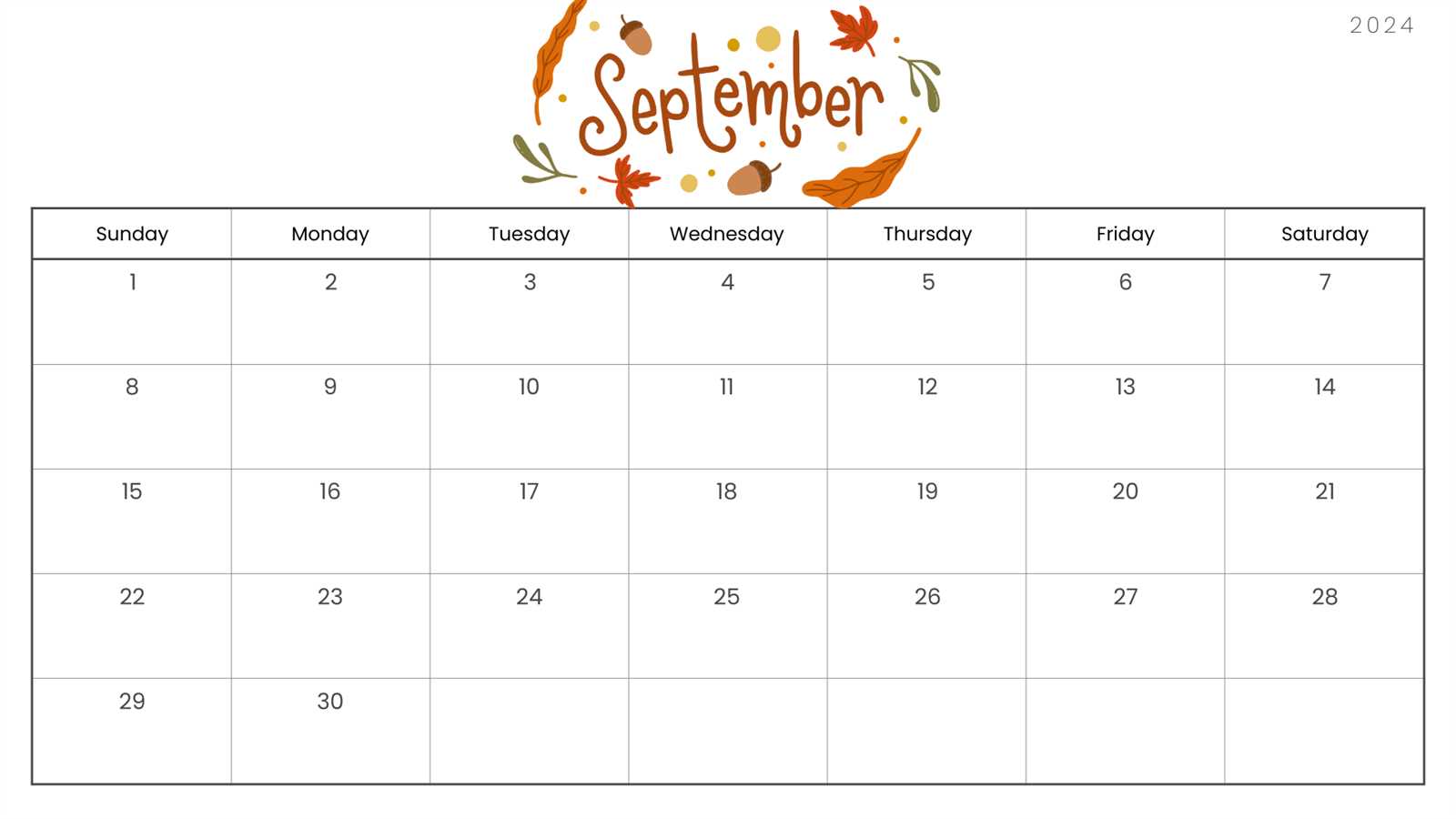 free calendar template with lines