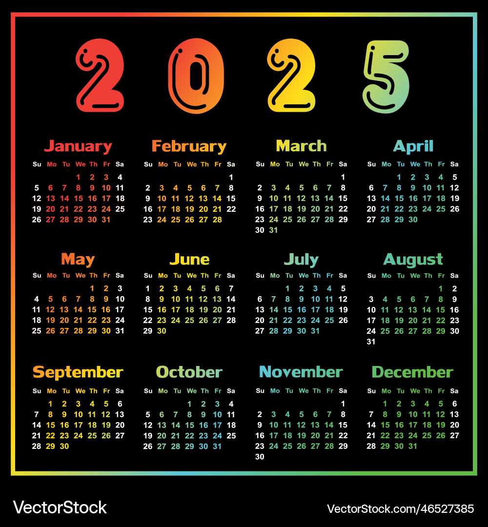 free calendar templates 2025