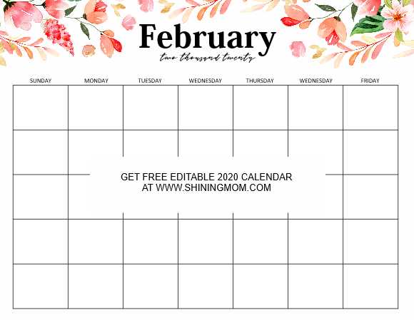 free calendar templates