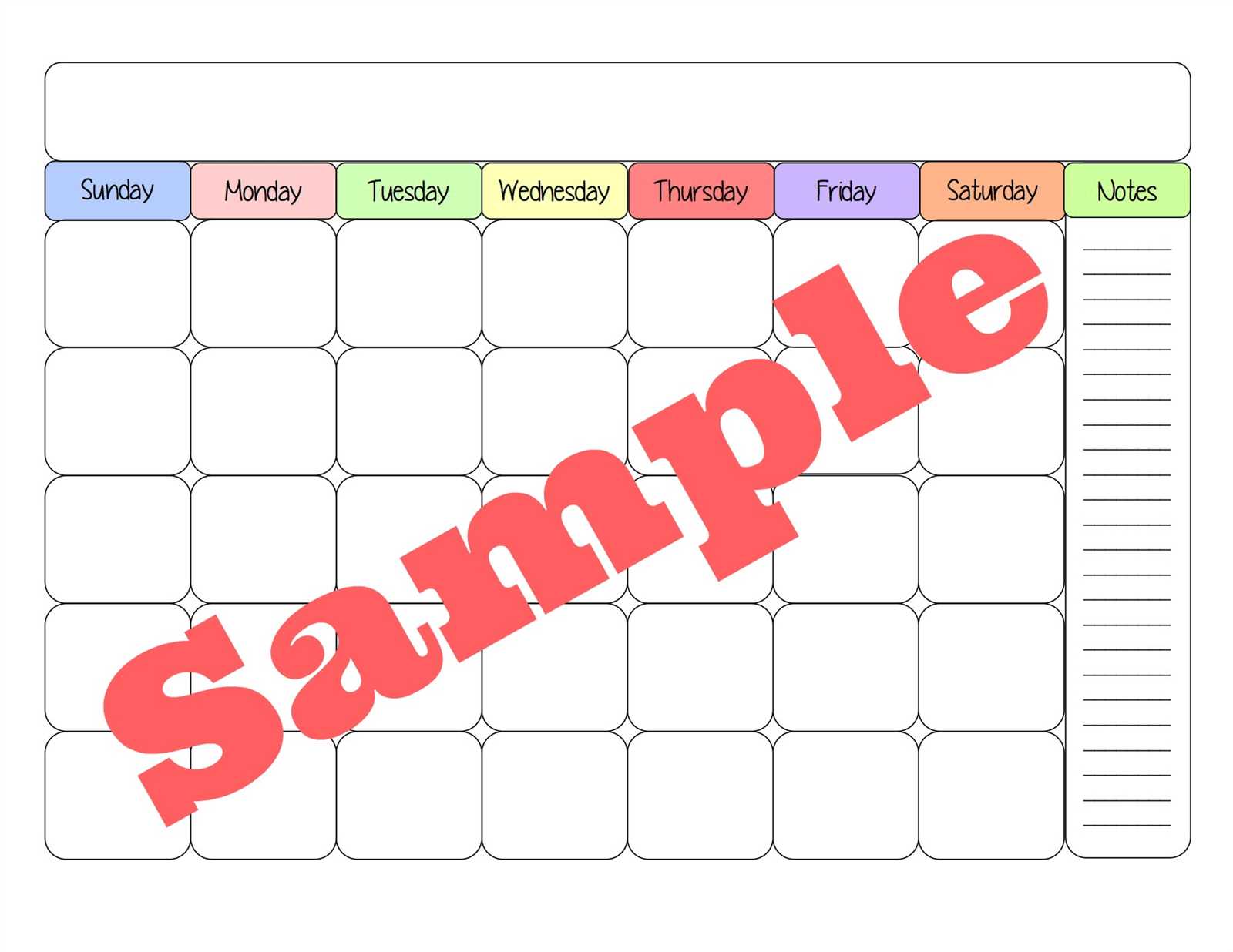 free calendar templates