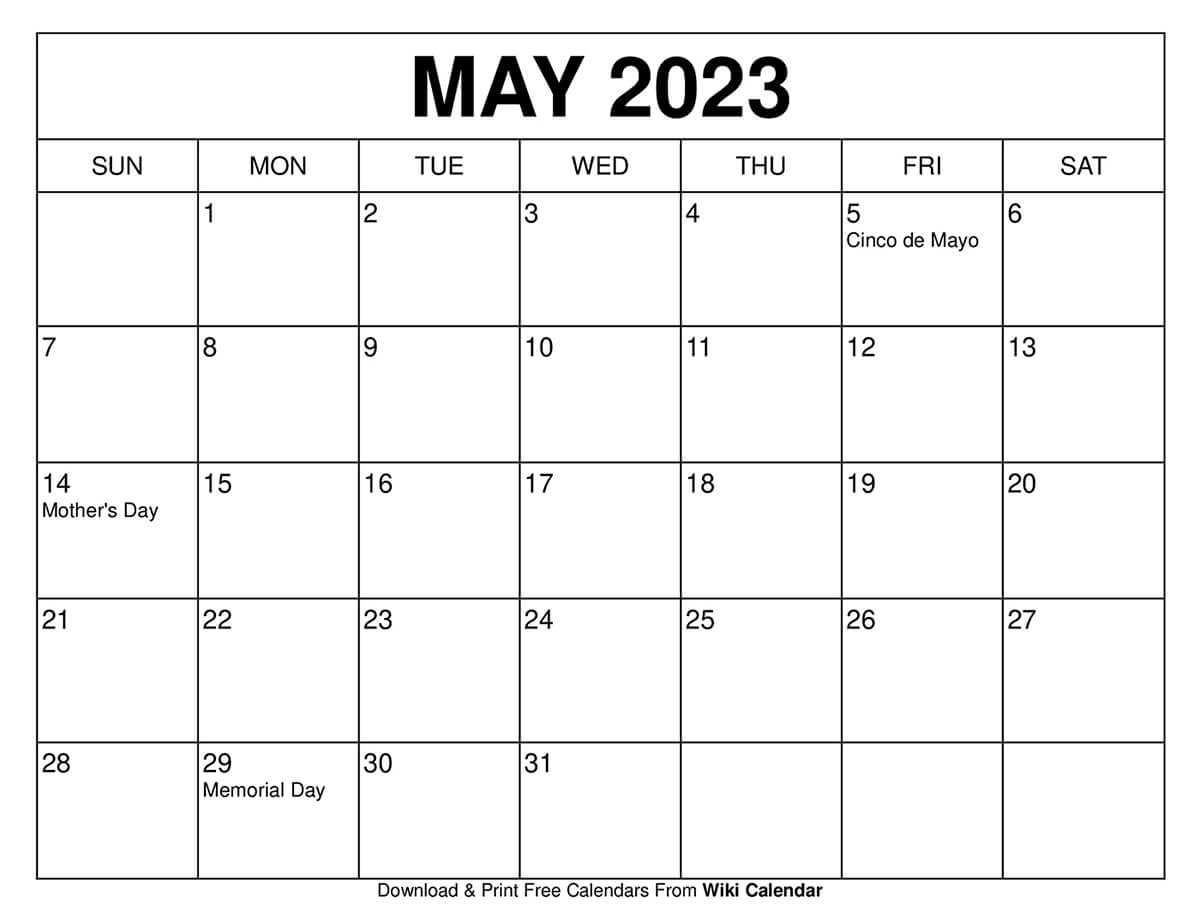 free create a calendar template