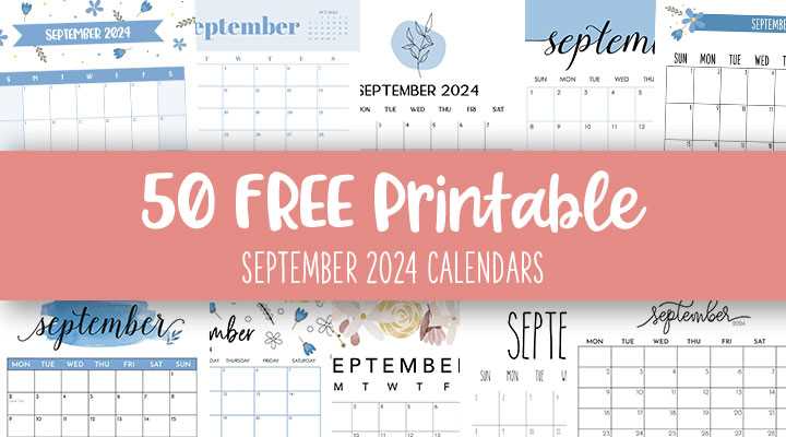 free large calendar template