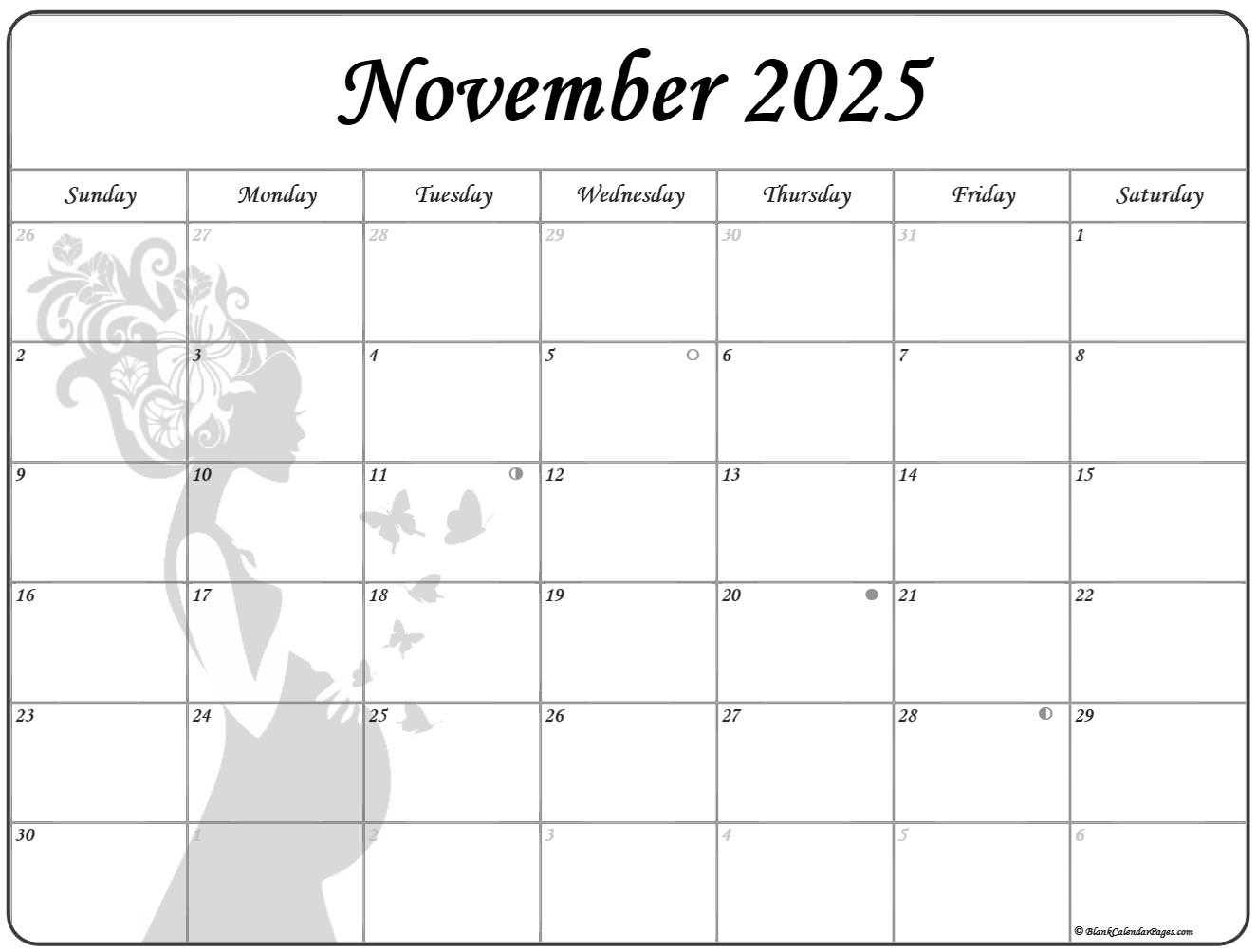 free november 2025 calendar template