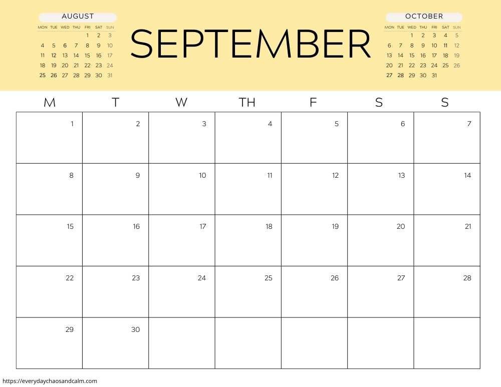 free september 2026 calendar template