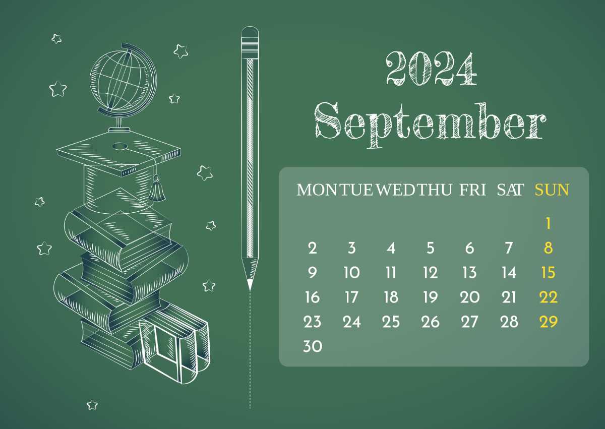 free september calendar template