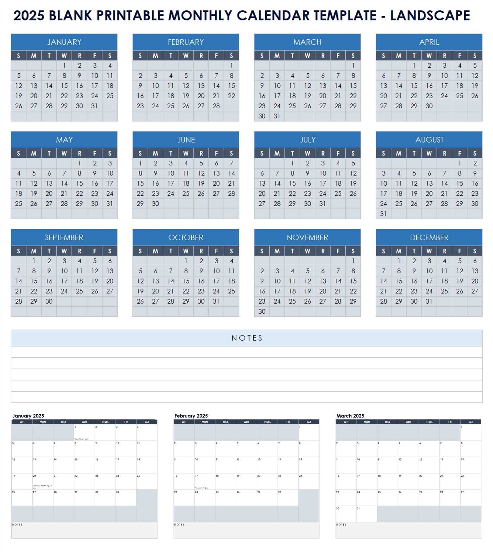 free small calendar templates