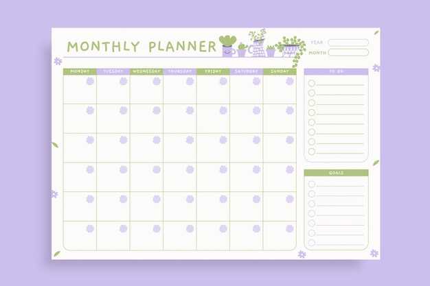 goodnotes monthly calendar template free