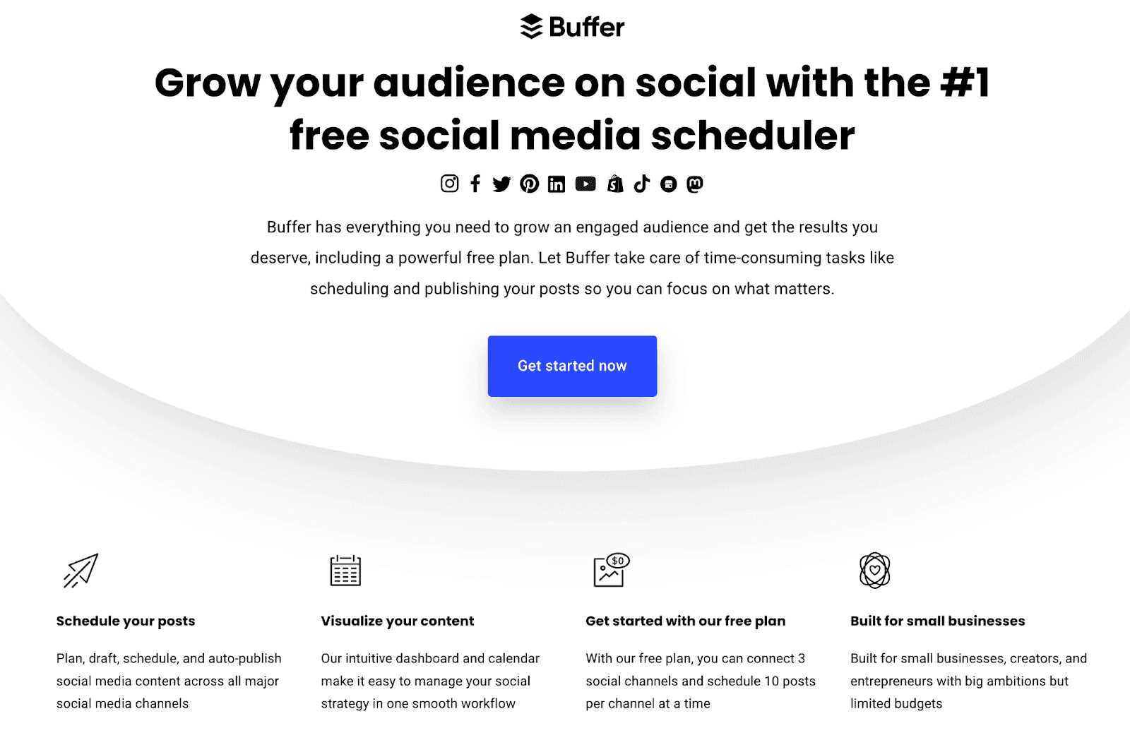 hootsuite social media content calendar template