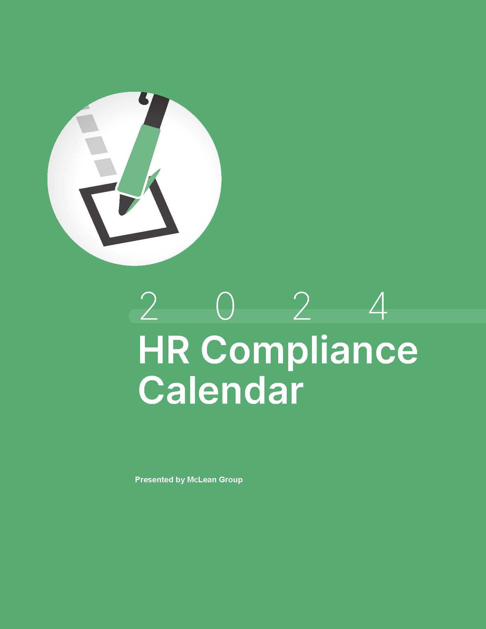 hr calendar template free