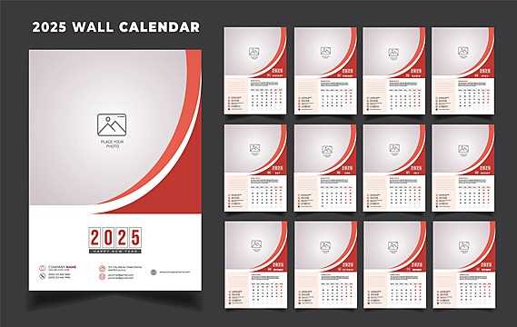 indesign 2025 calendar template