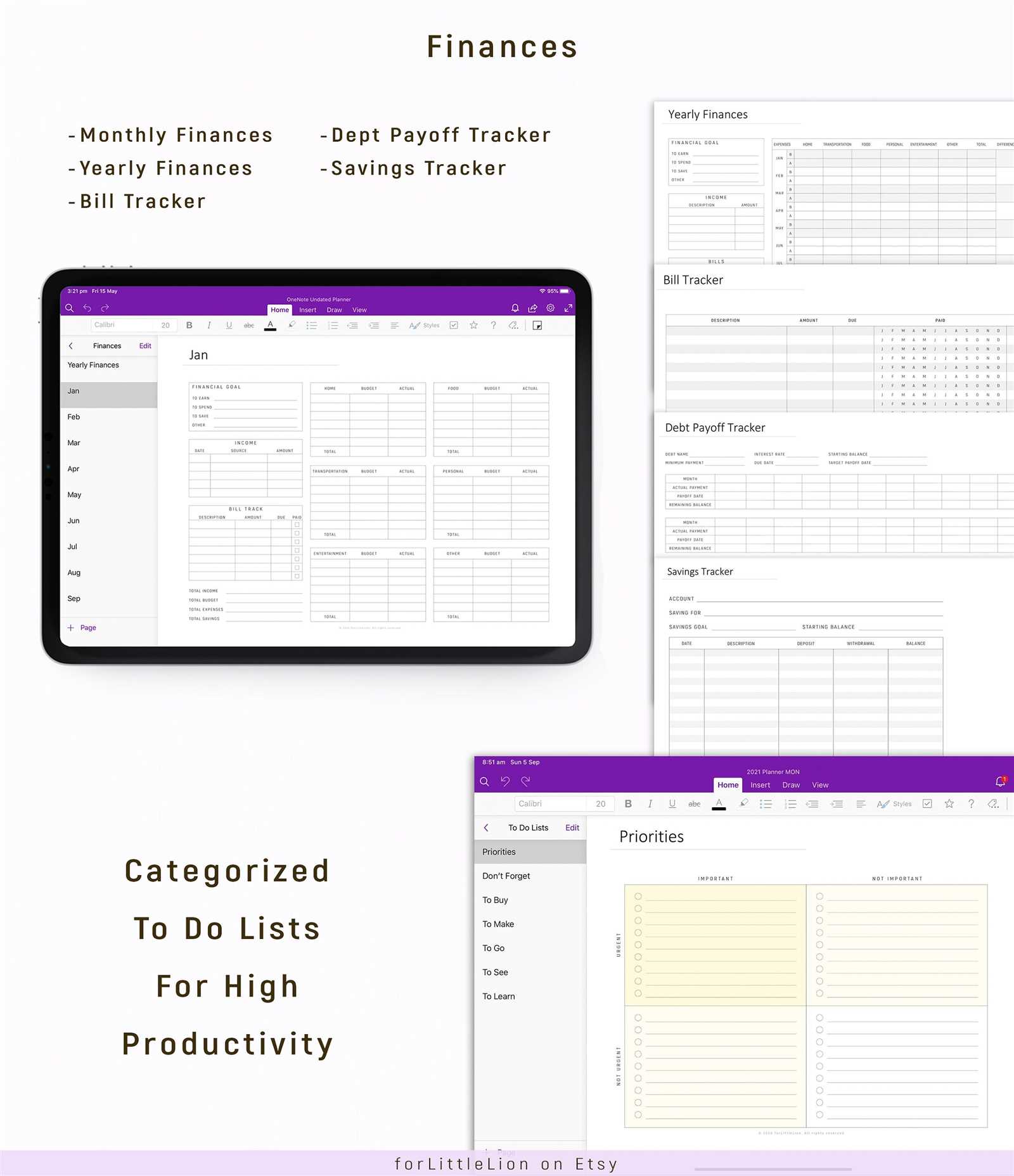 is there a calendar template in onenote