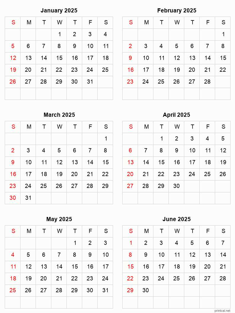 january 2026 template calendar
