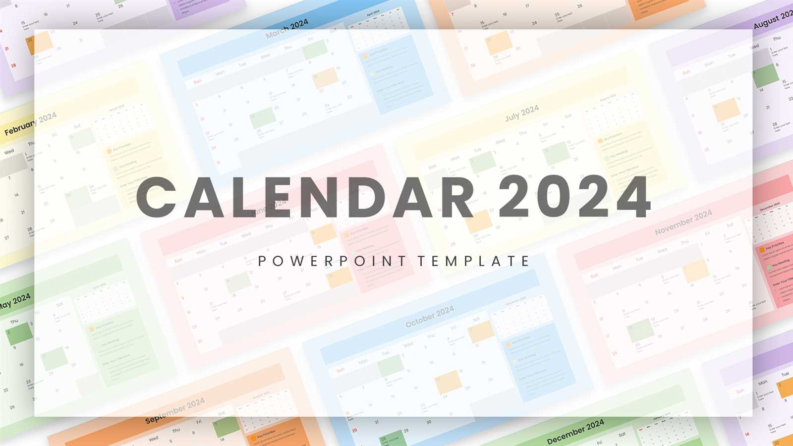 keynote calendar template