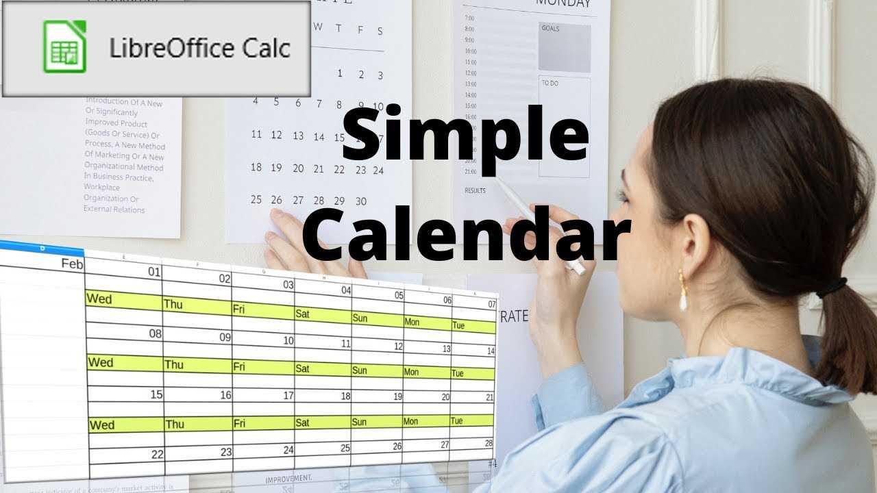 libreoffice calendar template 2025