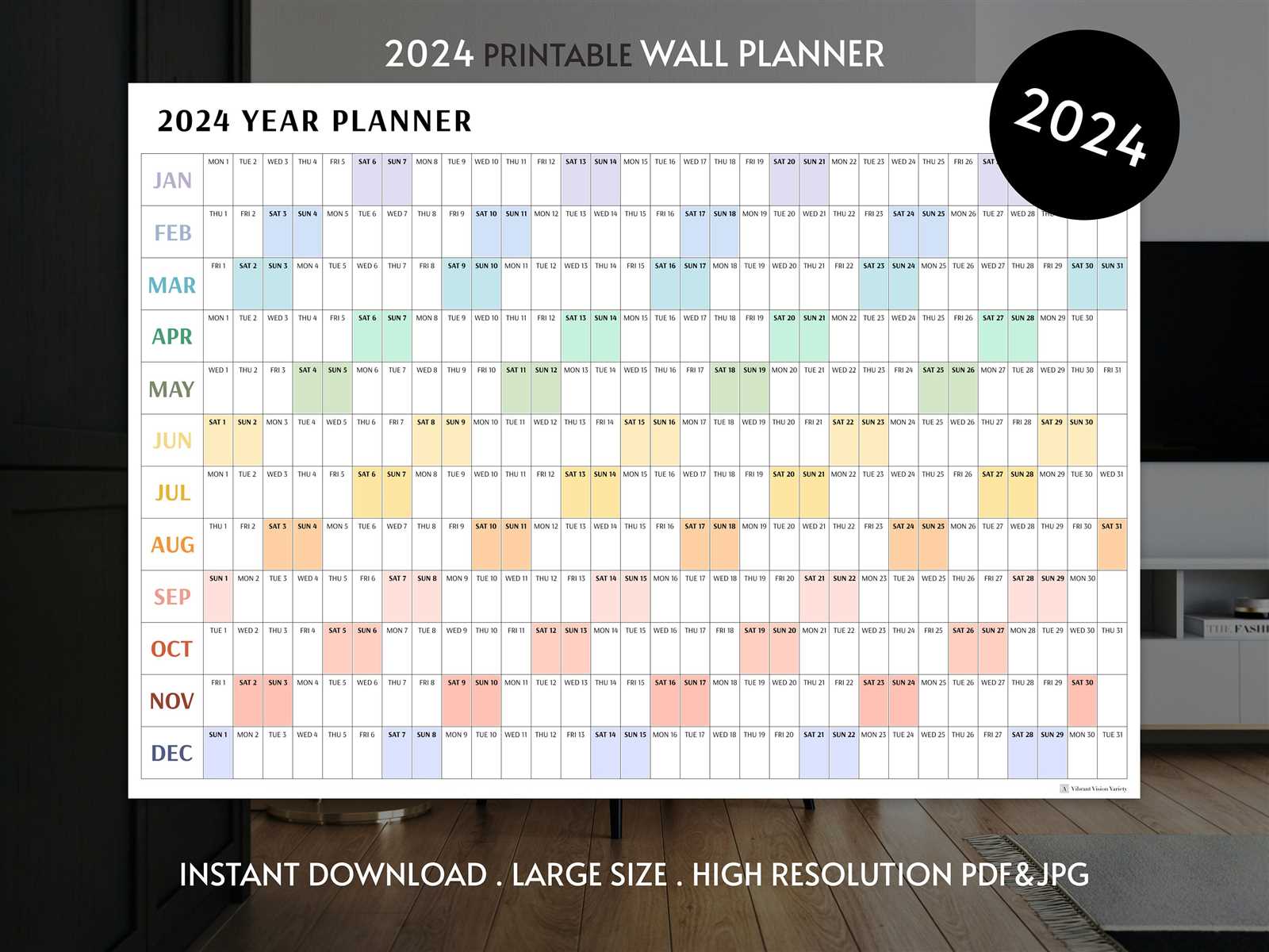 long range planning calendar template