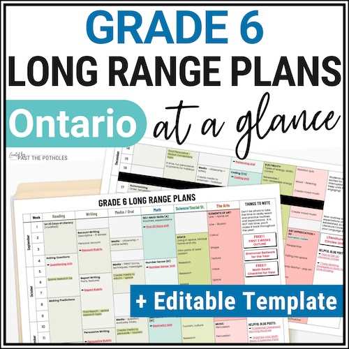 long term planning calendar template