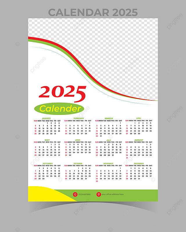 marketing calendar 2025 template