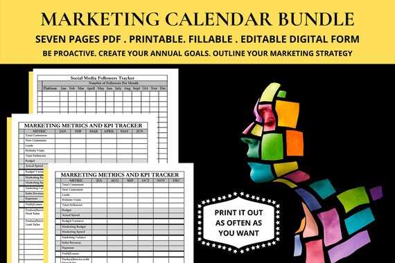 marketing campaign calendar template