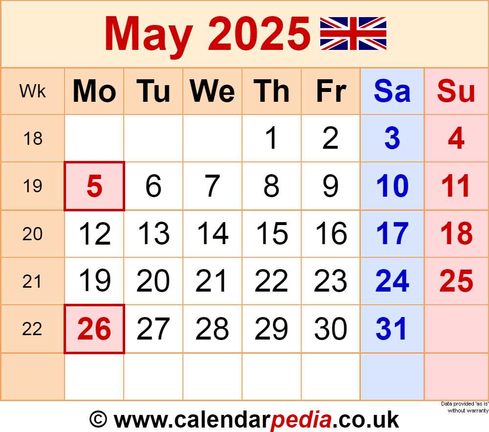 may calendar 2025 template