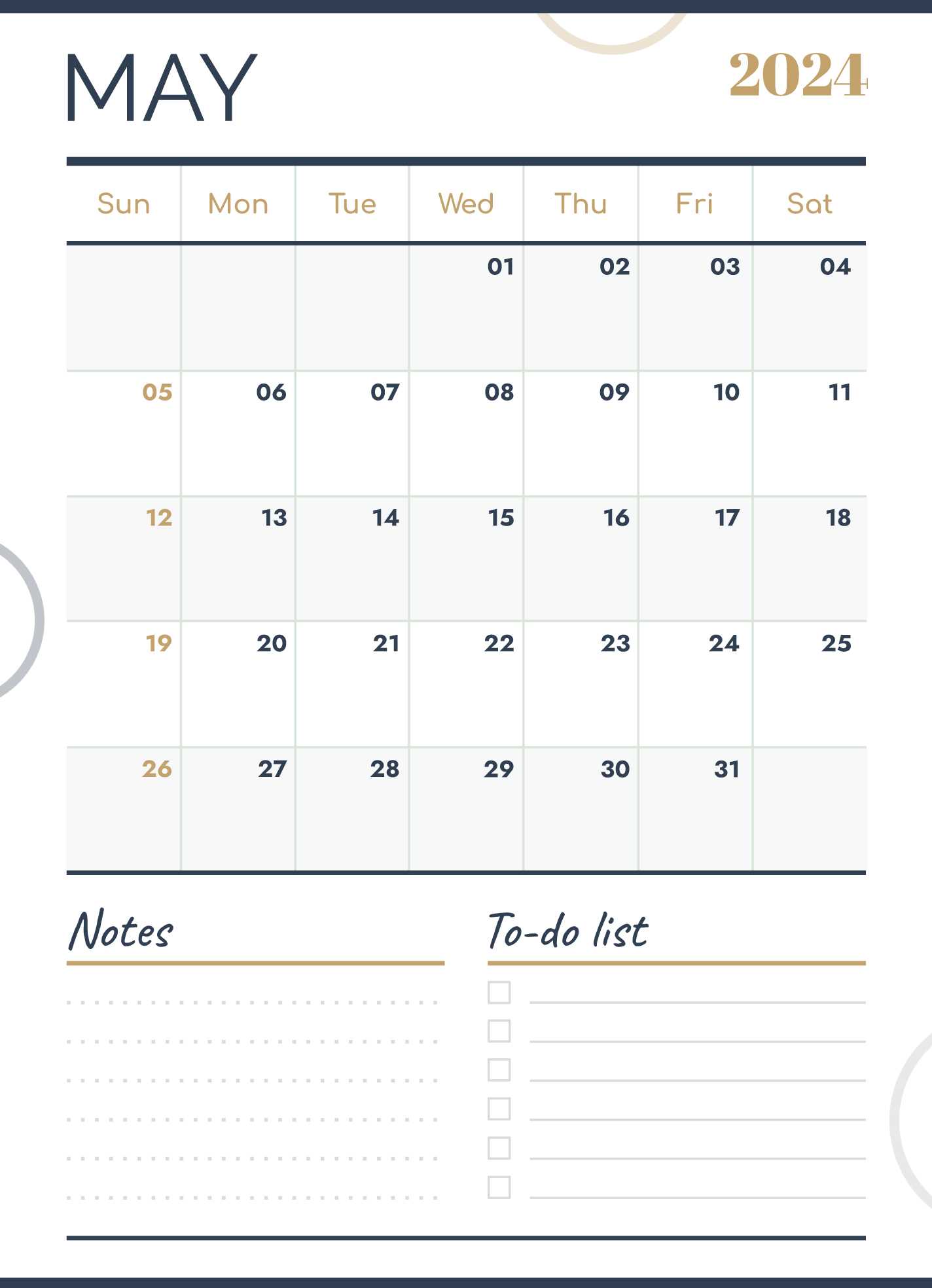 may june calendar template