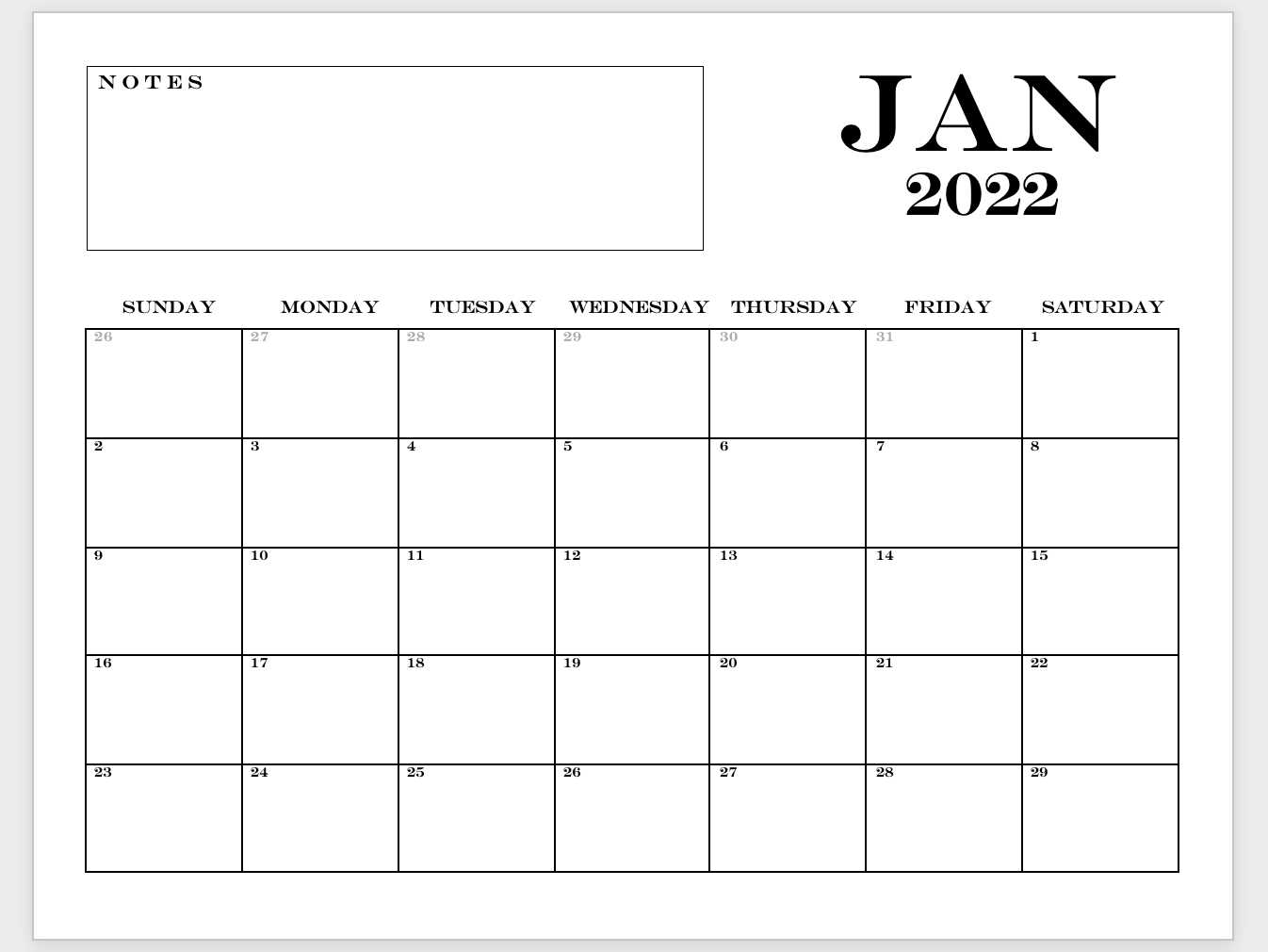 microsoft 365 calendar template