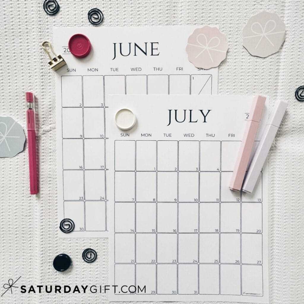 Free Mini Monthly Calendar Template for Easy Planning