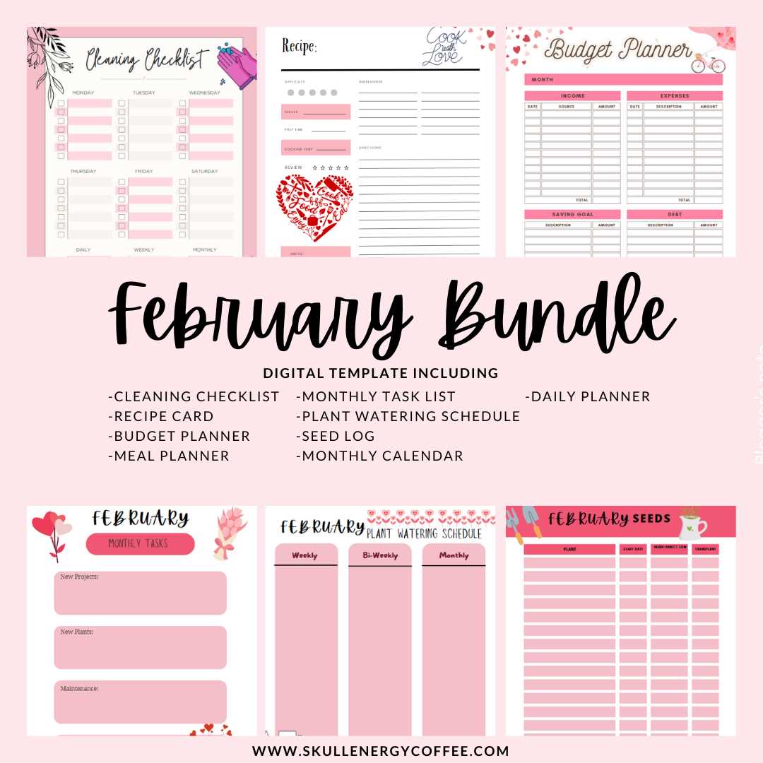 monthly calendar task list template