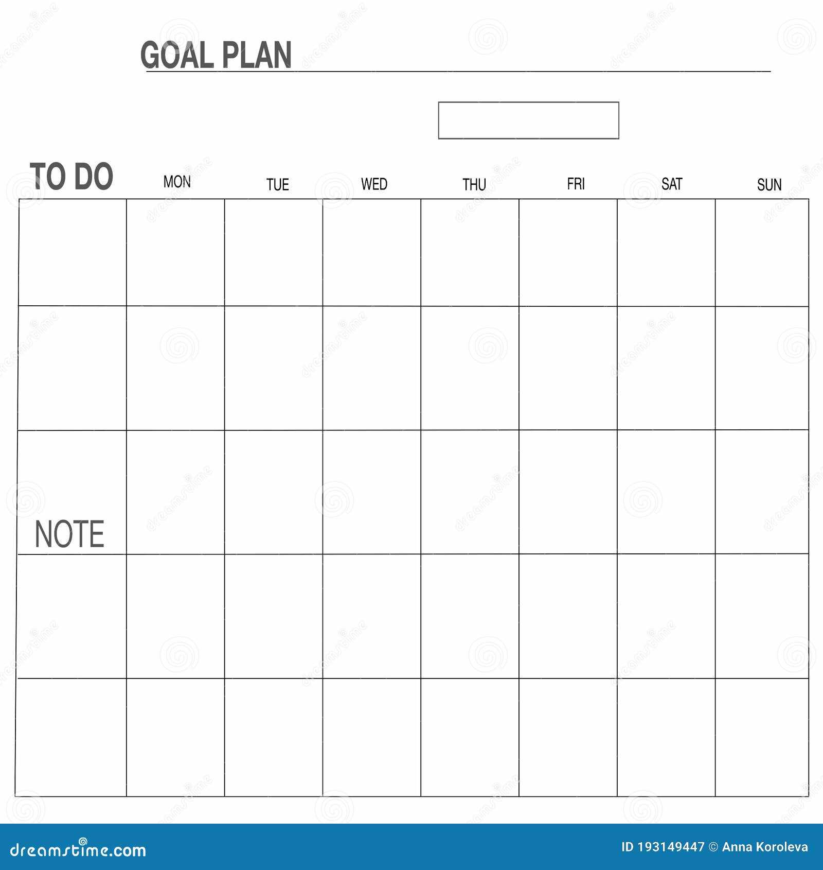 notability monthly calendar template free