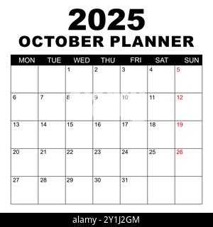 october 2025 calendar template