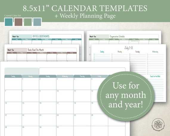 office com calendar templates